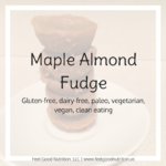 Maple Almond Fudge